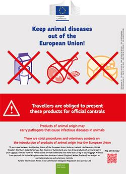 POSTER: Keep animal diseases out of the EU