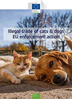 Cover of the report - Illegal trade of cats & dogs EU enforcement action