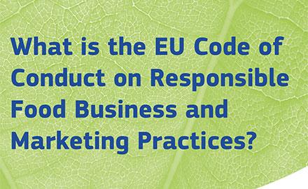 EU Code of Conduct on Responsible Food Business and Marketing Practices